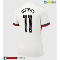 Ženske Nogometnih dresov Chelsea Jamie Gittens #11 Gostujoči 2025-26 Kratki rokavi